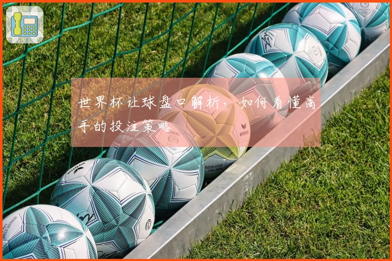 世界杯让球盘口解析，如何看懂高手的投注策略