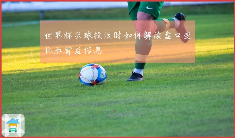 世界杯买球投注时如何解读盘口变化和背后信息